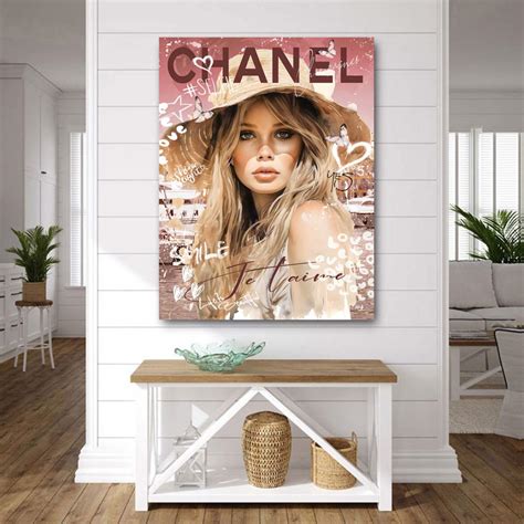 wandbild chanel